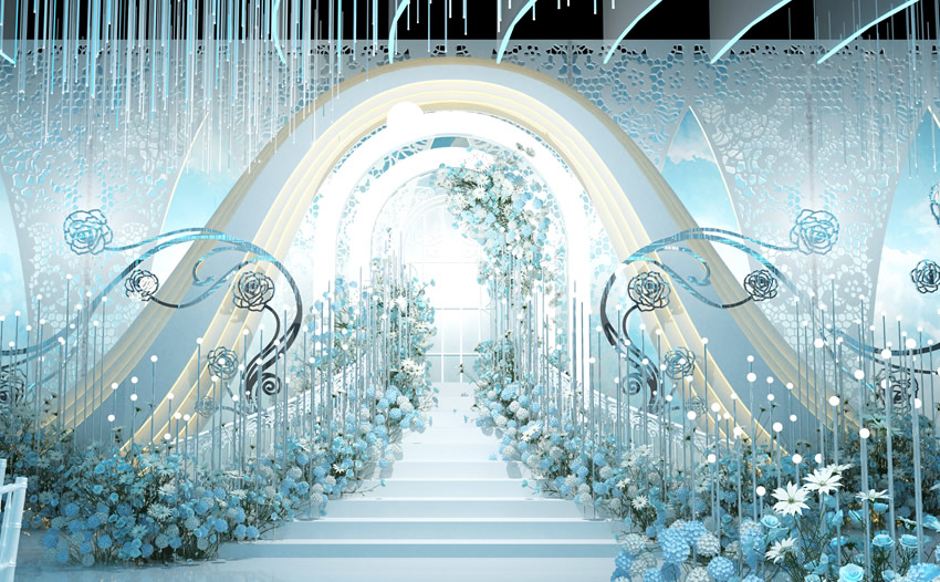 淄川釡香烙馍村水晶厅效果展示